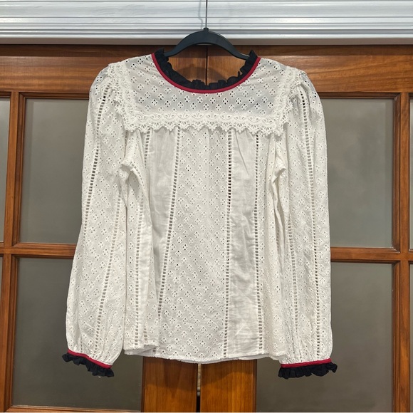 ba&sh Tops - Ba$sh Paris White Longsleeve Blouse